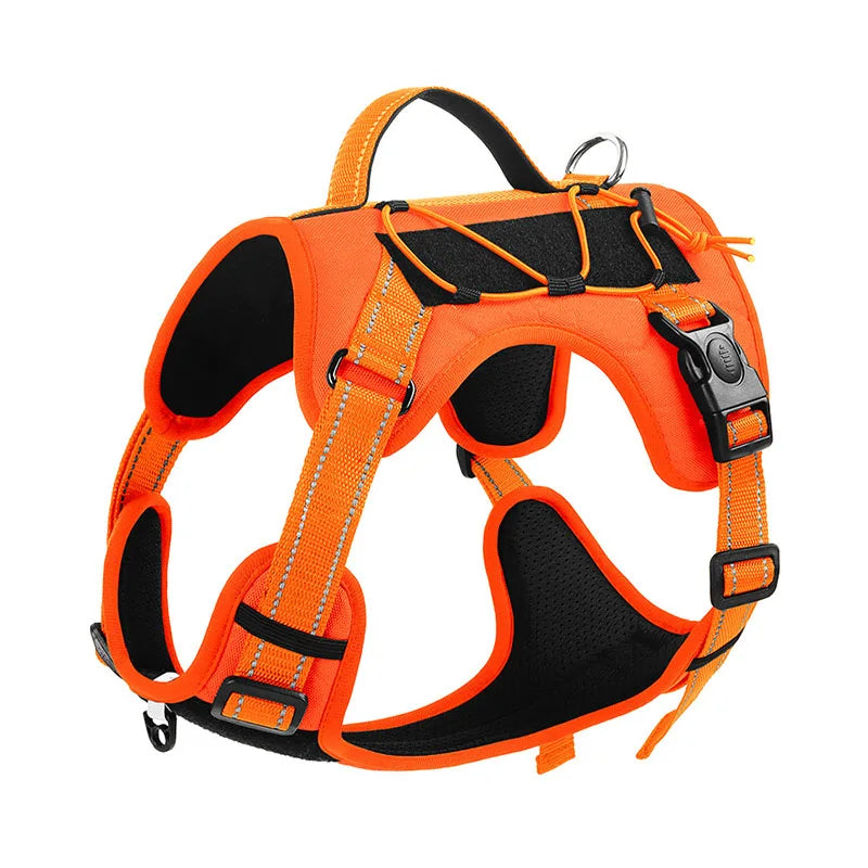 TactiK9 Pro | Tactical Reflective No-Pull Dog Harness — All Sizes